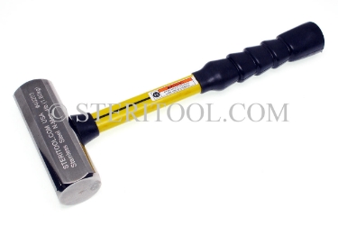 #40203 - 4-lb(1.8kg) Non-Magnetic Stainless Steel Hammer, Fiberglass Handle. 